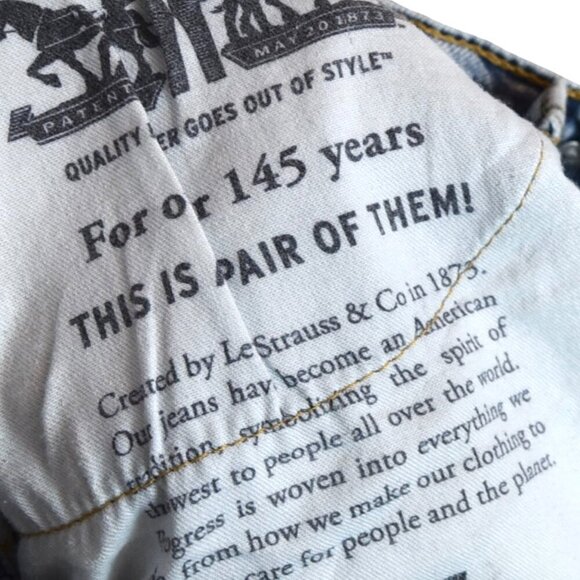 Levi’s 510 Skinny Fit Jeans Men’s 29x28 Light Wash Denim Low Rise Tapered Leg - Picture 9 of 9